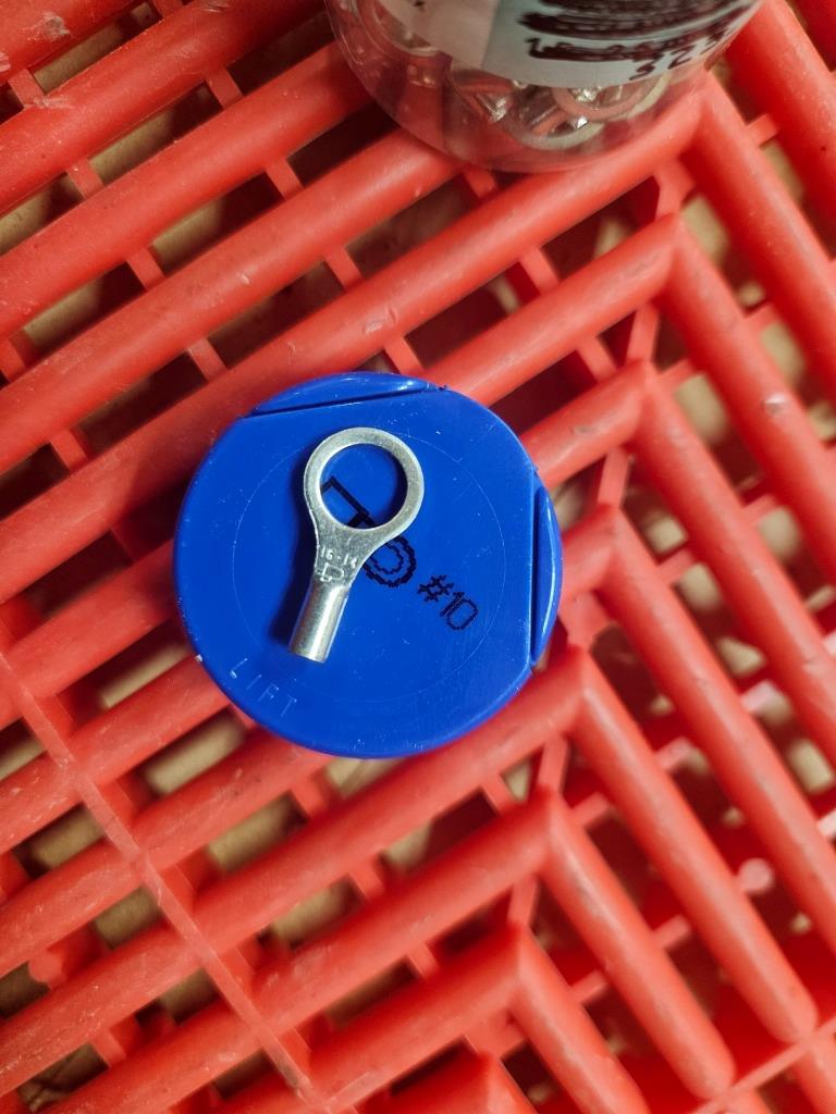 (100) New Panduit P14-38R-C Ring Terminal 14-18 AWG Crimp 3/8" Hole - New - Image 10