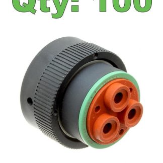 (100) New TE Connectivity Deutsch HDP26-24-7SN-0038 Circular Connector 7 Pos - New