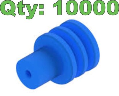 (10000) New Aptiv 15327860 Blue Silicone Wire Seals 1.2 - 2mm Cable Range - New - Image 7