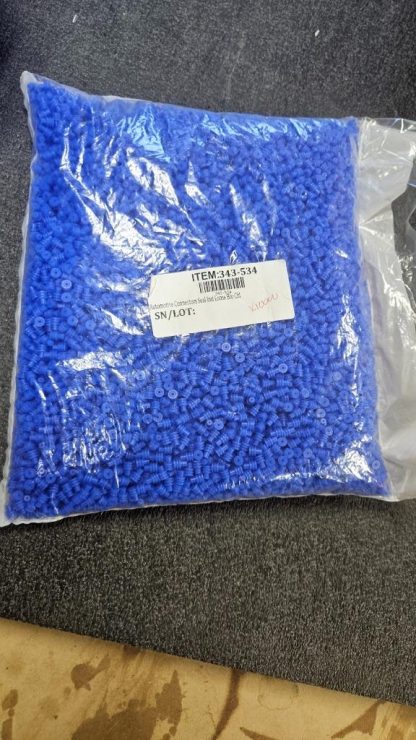 (10000) New Aptiv 15327860 Blue Silicone Wire Seals 1.2 - 2mm Cable Range - New - Image 8