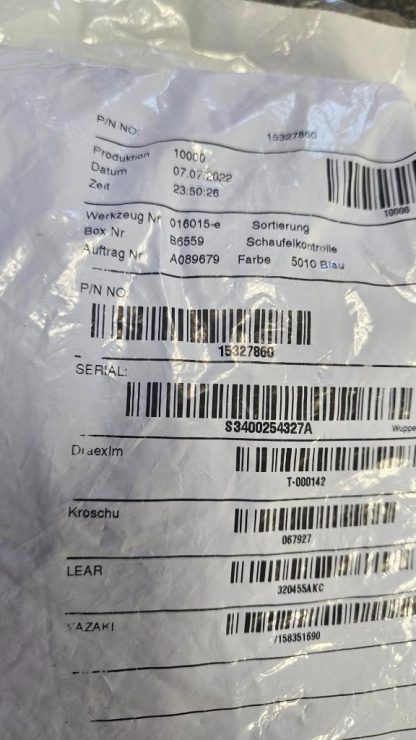 (10000) New Aptiv 15327860 Blue Silicone Wire Seals 1.2 - 2mm Cable Range - New - Image 9