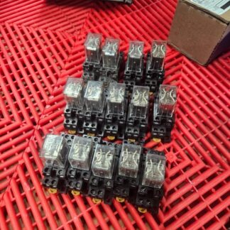 14 Eaton Cutler-Hammer D7PA2 Max 15A / 240V DPDT Relay Socket Base D7PR2A - Used