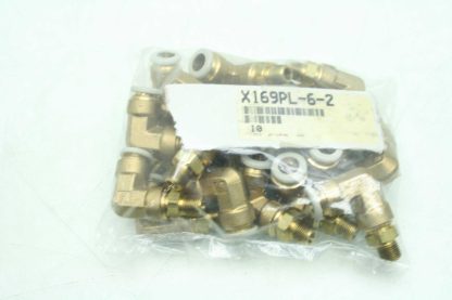 14 New Parker W169PL 6 2 Push to Connect Brass Fittings Prestolock X169PL 6 2 New 183143756474 15