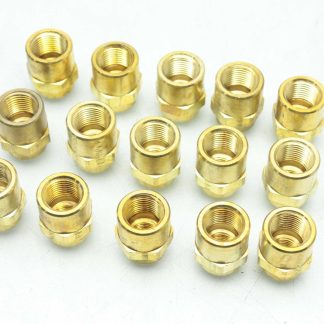 15 New Parker 6-4 FHC-B Brass Pipe Reducing Hex Couplings 3/8"  NPT to 1/4" NPT - New