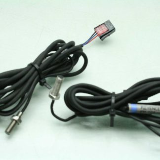 2 Keyence EM-005 Proximity Sensors M5 Thread 10-30V DC 1mm Range - Used