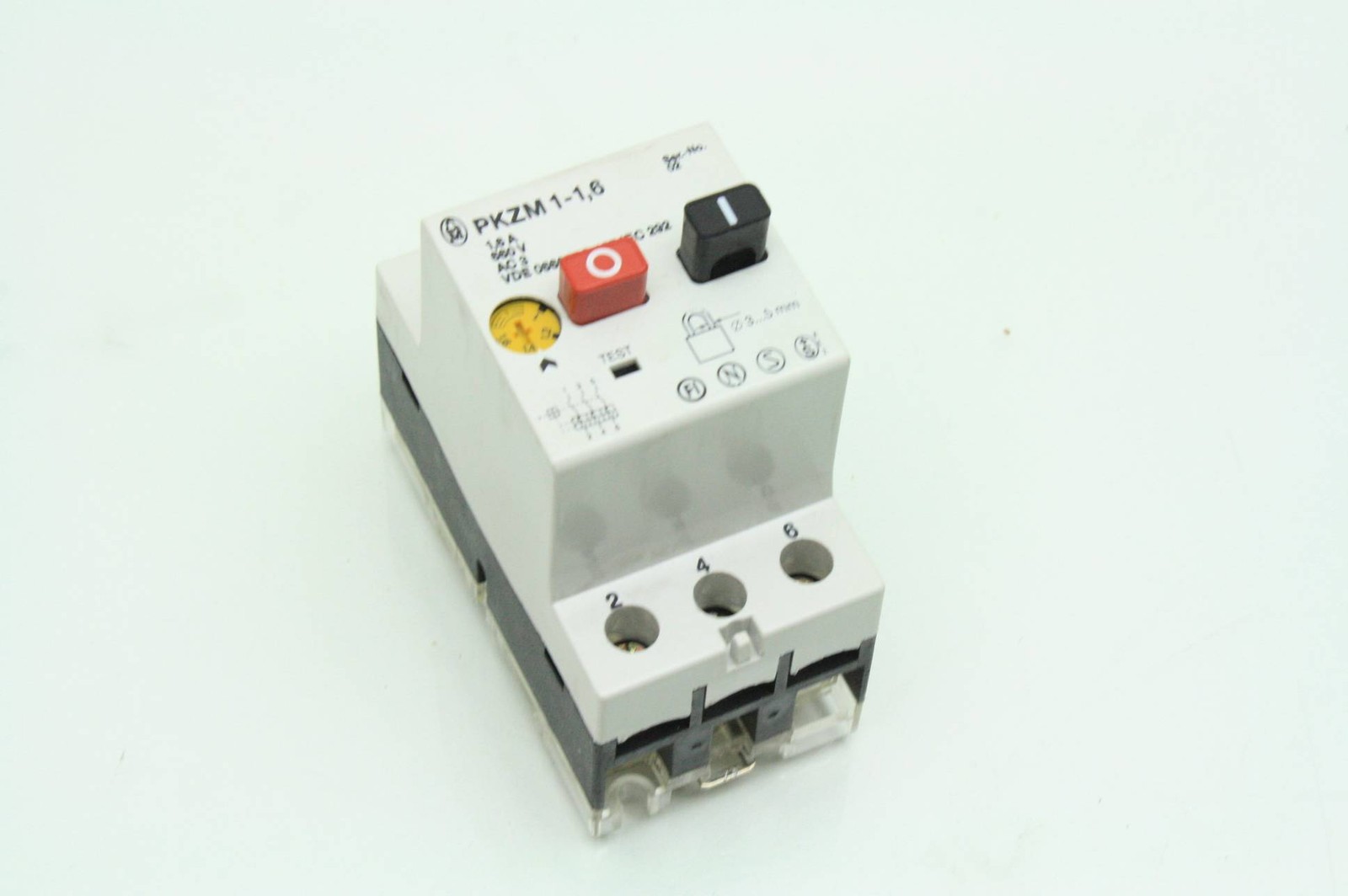 2 Klockner-Moeller PKZM1-1,6 / PKZM1-0,4 Motor Protector NHi11 Auxiliary Contact - Used - Image 8