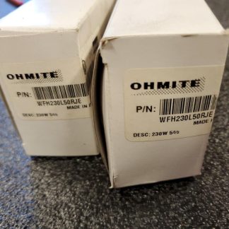2 Ohmite WFH230L50RJE Aluminum Housed Chassis Mount Resistor 230W  50 Ohm - New