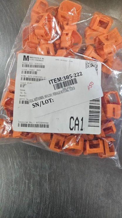 (295) New TE Connectivity 2103181-2 HVA280 Seal Retainer 2 Pole - New - Image 8