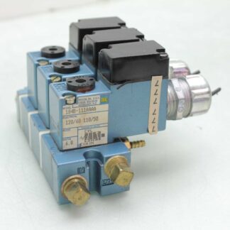 3 MAC 184B-111AAAA Single Acting Solenoid Pneumatic Valves 120V AC Coil 1/8" NPT - Used