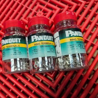(330) New Panduit P18-8R-C Ring Terminals #8 Stud x 22-18 AWG Non-Insulated - New