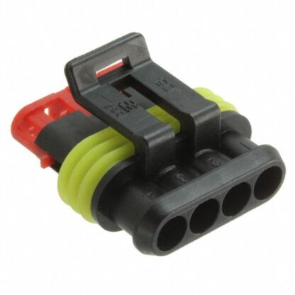 45 New TE Connectivity 282088-1 Superseal 4 Position Automotive Plug Housing - New - Image 3