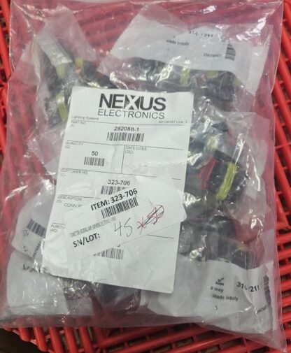 45 New TE Connectivity 282088-1 Superseal 4 Position Automotive Plug Housing - New - Image 4
