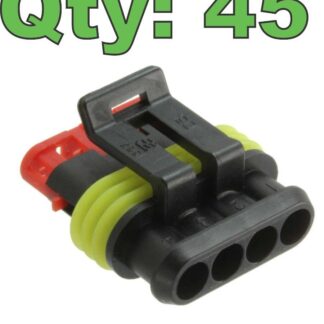 45 New TE Connectivity 282088-1 Superseal 4 Position Automotive Plug Housing - New