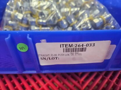 (5) Parker 30682-8-8 Push-Lok FJ-08 x -08 1/2" Hose Barb Female x JIC Swivel - New - Image 15