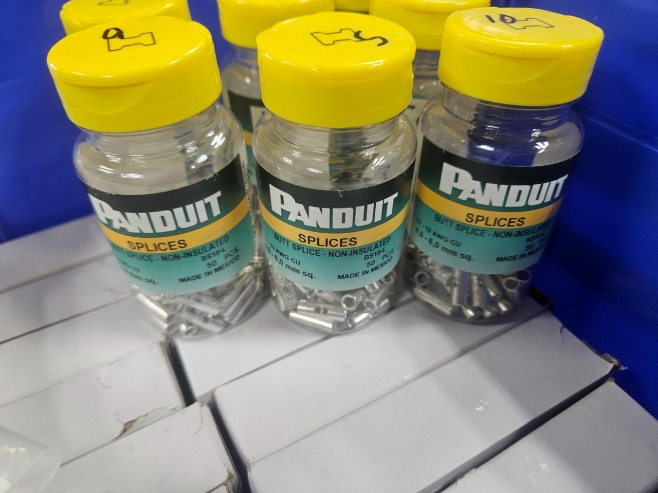 (50) New Panduit BS10-L Butt Splice Connector 12-10 AWG - New - Image 4