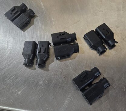 (75) New Molex 34951-0610 MX150 Backshell / Female 6 Way Connector with Ribs - New - Image 12