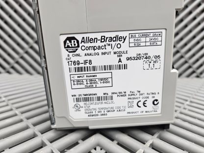 Allen-Bradley 1769-IF8 Ser A Compact I/O 8-Chnl Analog Input Module FW Rev 1.1 - Used - Image 14