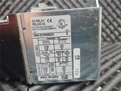 Allen-Bradley 700S-DCP620Z24 Ser E, Safety Control Relay - Used - Image 9