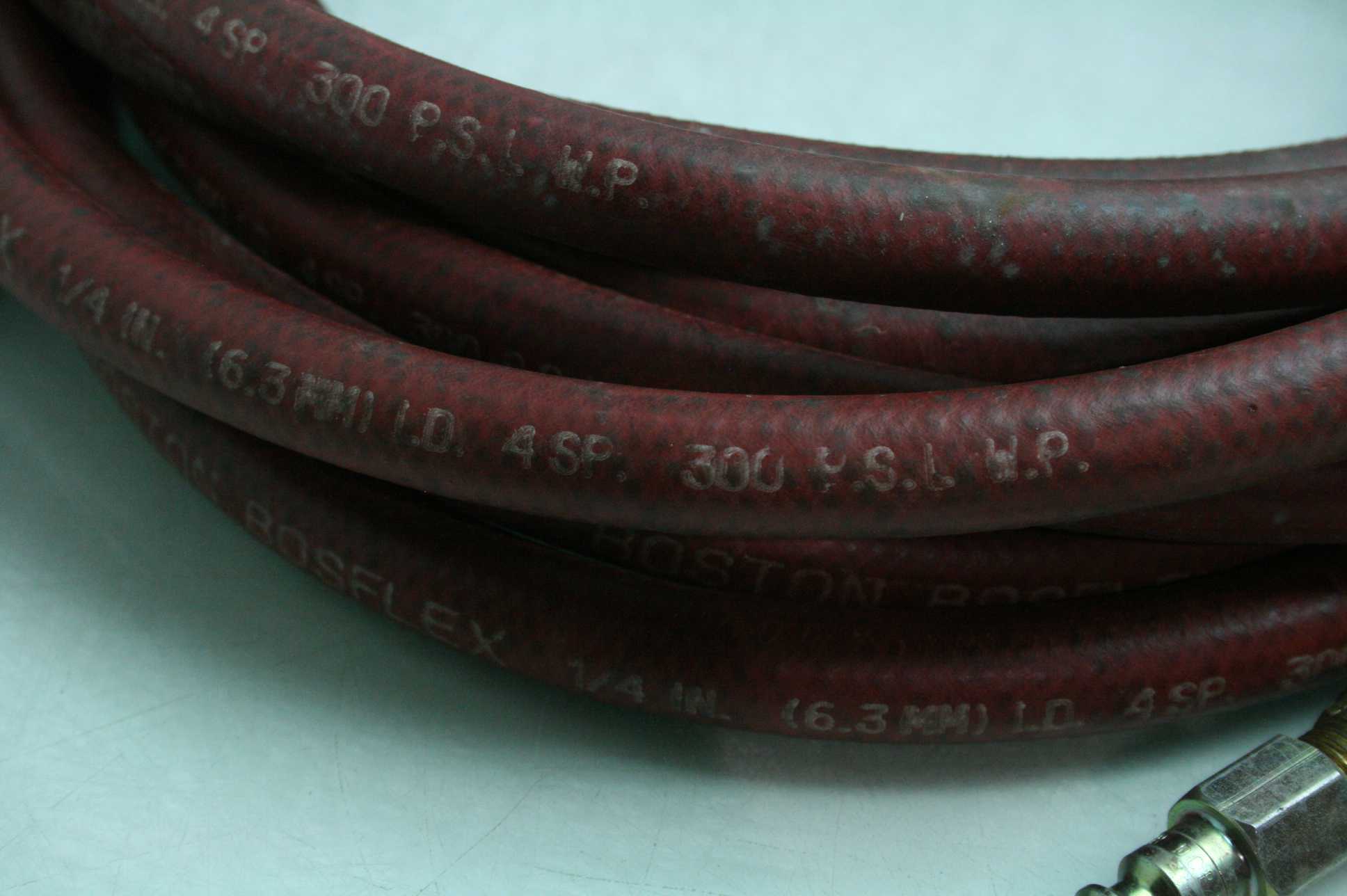 Boston Bosflex H10504 Air / Multi-Purpose Hose 1/4" Inner Diameter 300 PSI 25' L - Used - Image 12