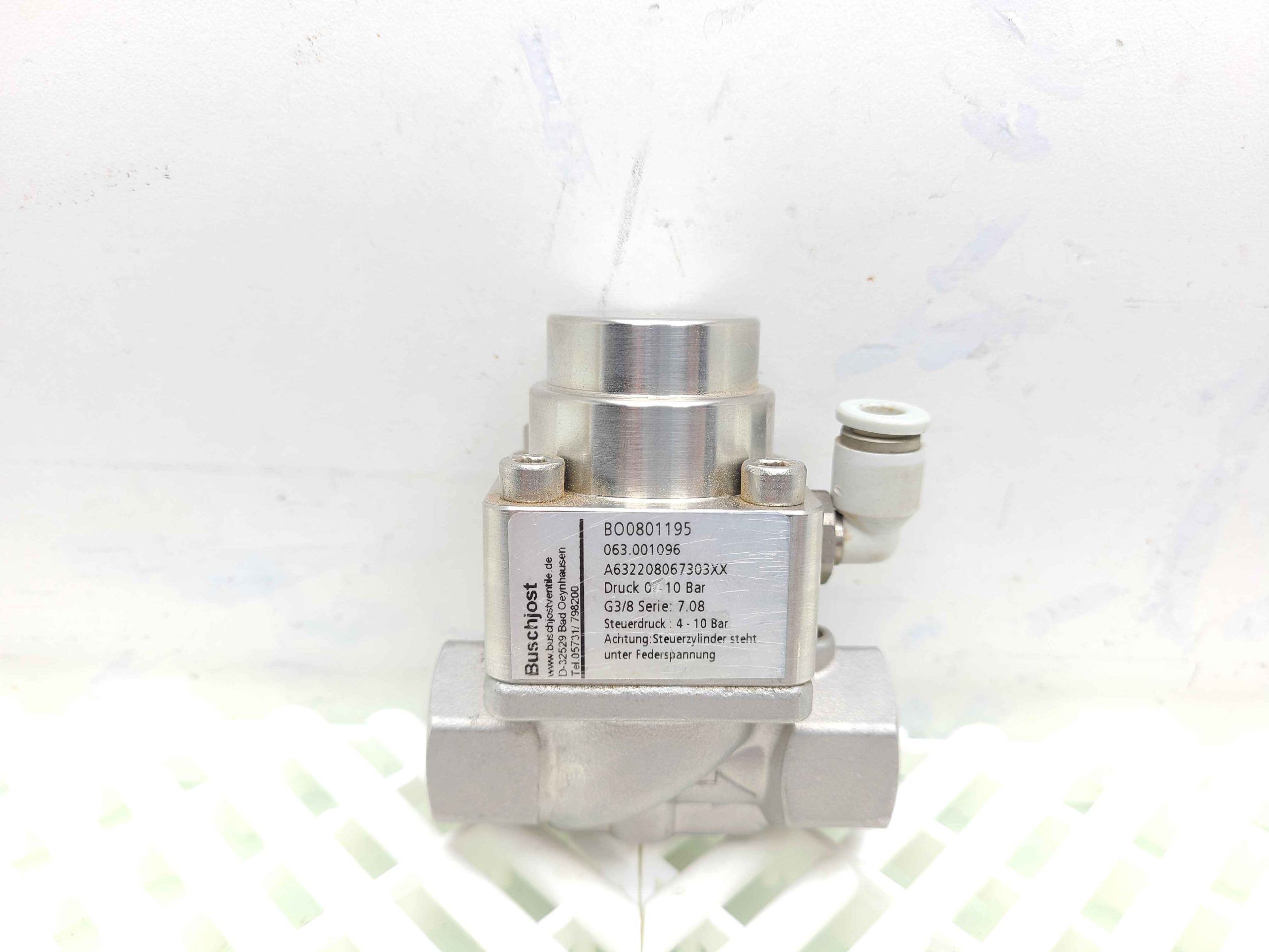 Buschjost BO0801195 G3/8 Series Solenoid Valve, A632208067303XX - Used - Image 11