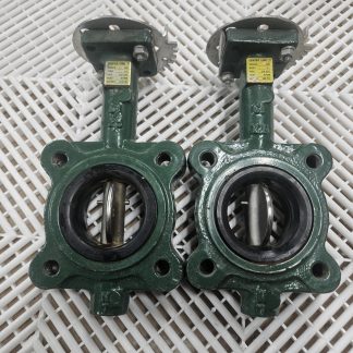 Center Line Series 200 2.5" Lug Butterfly Valve 316SS EPDM CI (Lot of 2) - Used