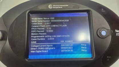 Electro Industries GaugeTech Nexus 1500 Power Analyzer with ACT-0024-200 CT's - Used - Image 23
