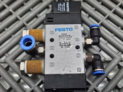 Festo 550239 Air Solenoid Valve CPE14-M1CH-5J-1/8, 2-8 Bar, w/ MSZG-3-24-DC - Used - Image 14