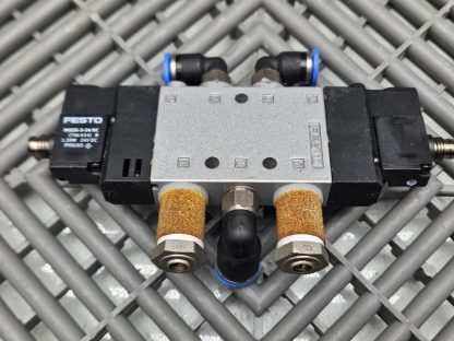 Festo 550239 Air Solenoid Valve CPE14-M1CH-5J-1/8, 2-8 Bar, w/ MSZG-3-24-DC - Used - Image 3