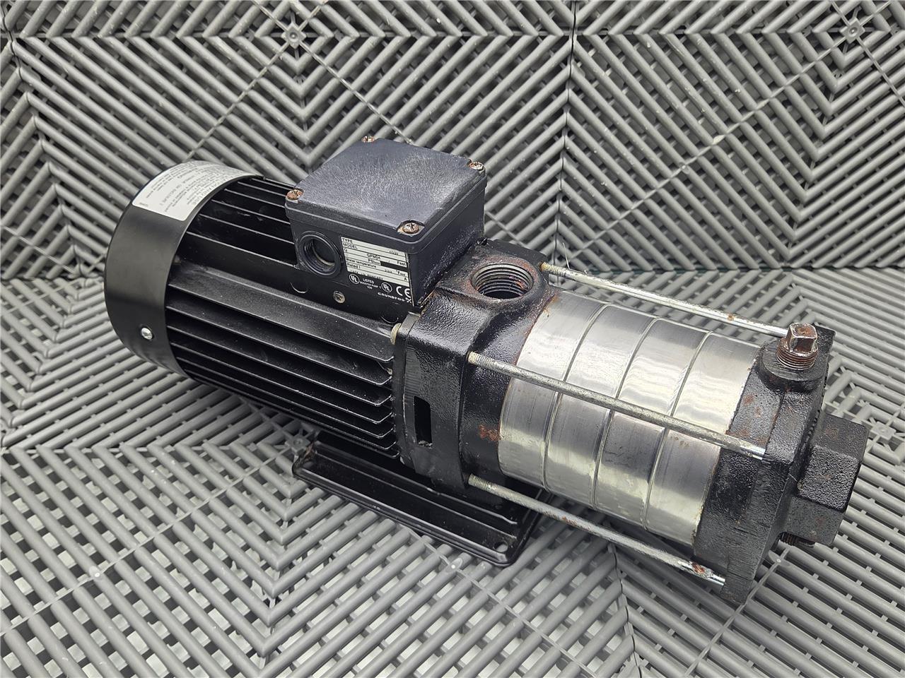 Grundfos CH4-50 AQQV Centrifugal Pump & ML80BB Motor 230/460VAC - Used - Image 13