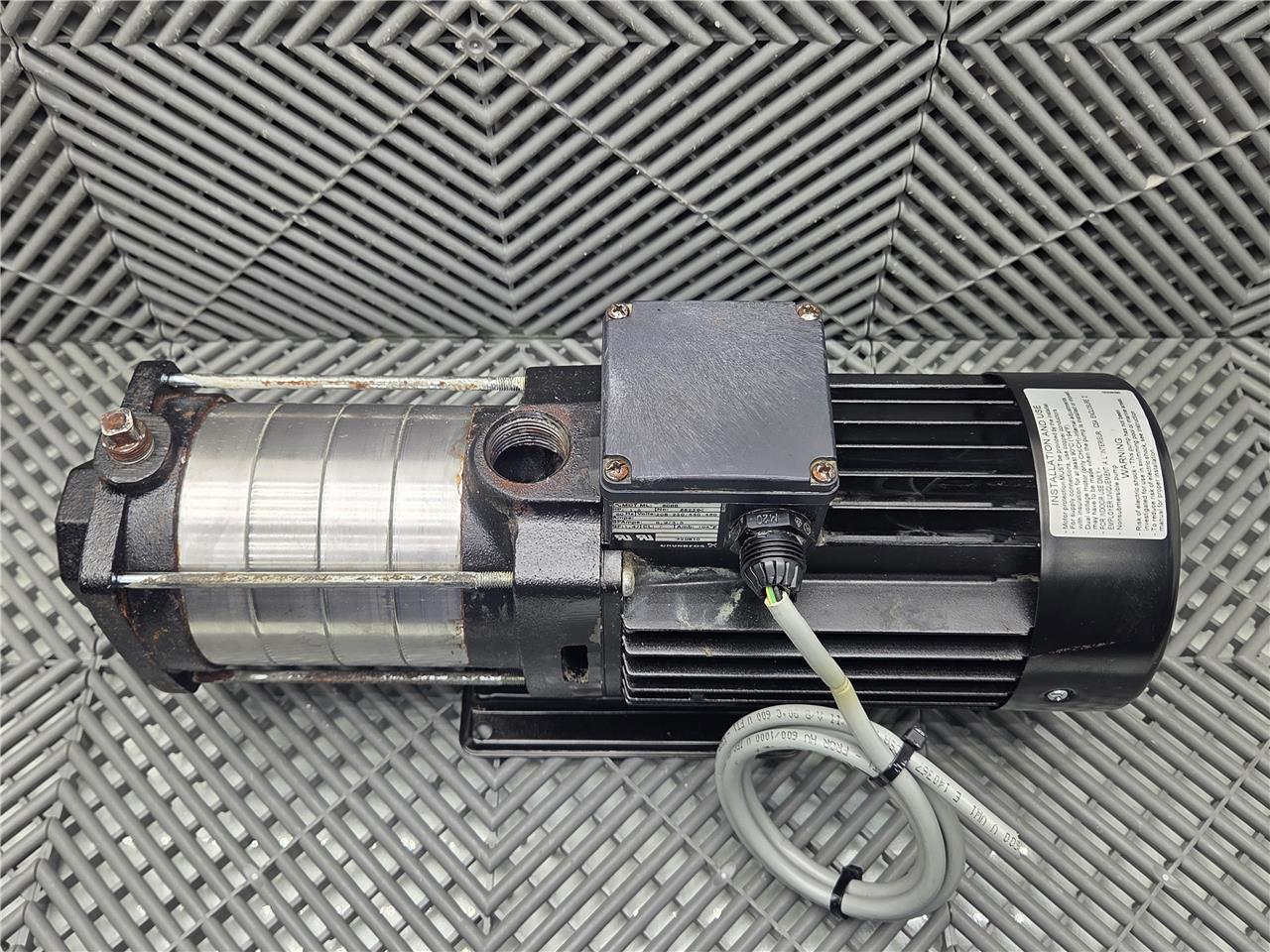 Grundfos CH4-50 AQQV Centrifugal Pump & ML80BB Motor 230/460VAC - Used - Image 15