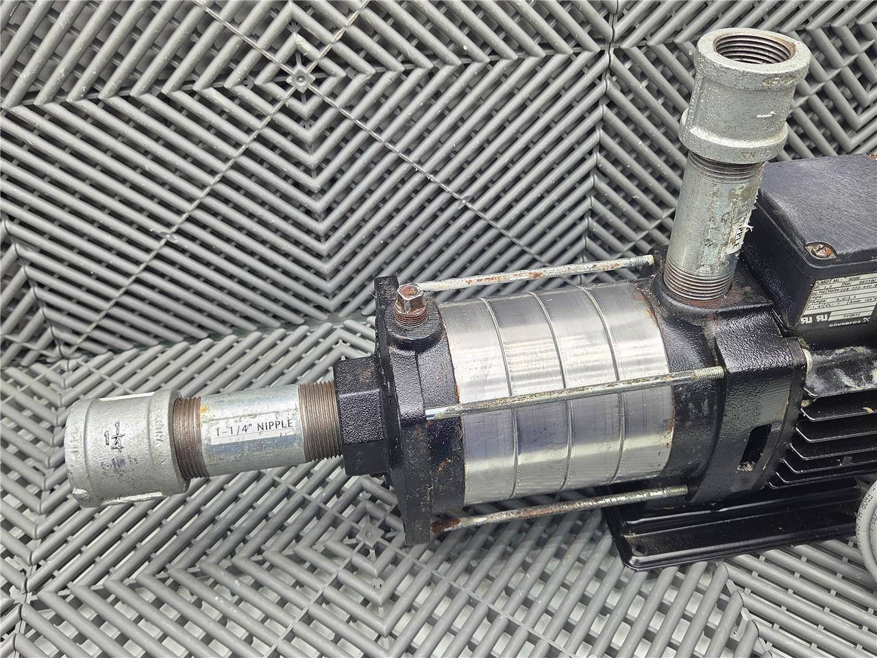 Grundfos CH4-50 AQQV Centrifugal Pump & ML80BB Motor 230/460VAC - Used - Image 17