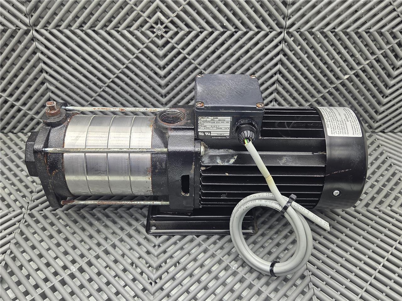 Grundfos CH4-50 AQQV Centrifugal Pump & ML80BB Motor 230/460VAC - Used - Image 18