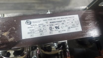 Hammond RM0160P15E HPS Dry Line Reactor Filter 0.15 mH / 160A / 1.2 kV - New other (see details) - Image 5