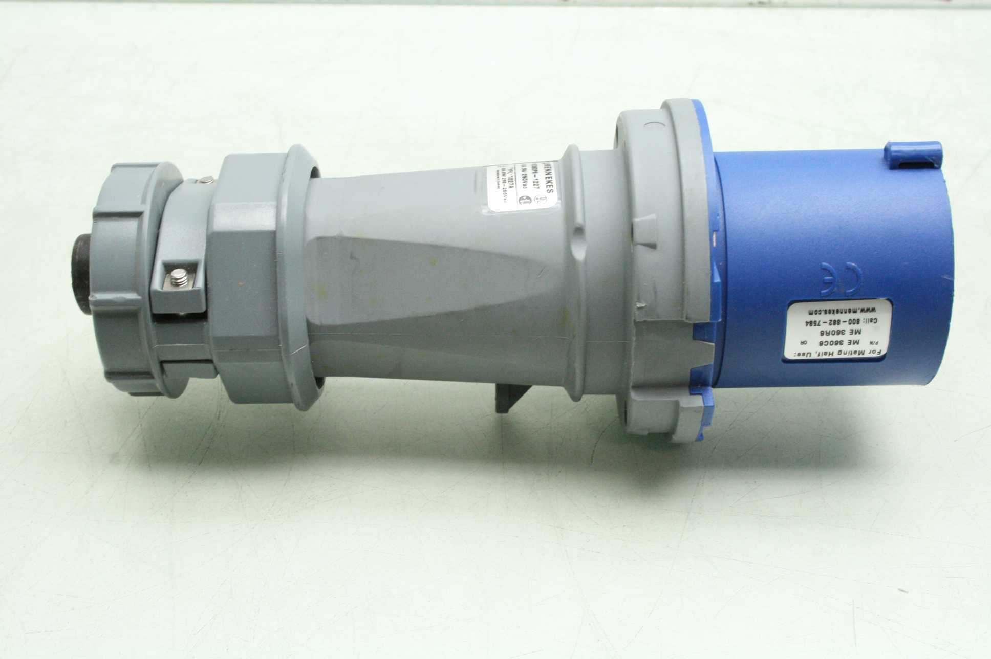 Mennekes ME360P6-1227 Male Watertight Pin & Sleeve Plug, 60A, 3 Wire, 250 VAC - Used - Image 13