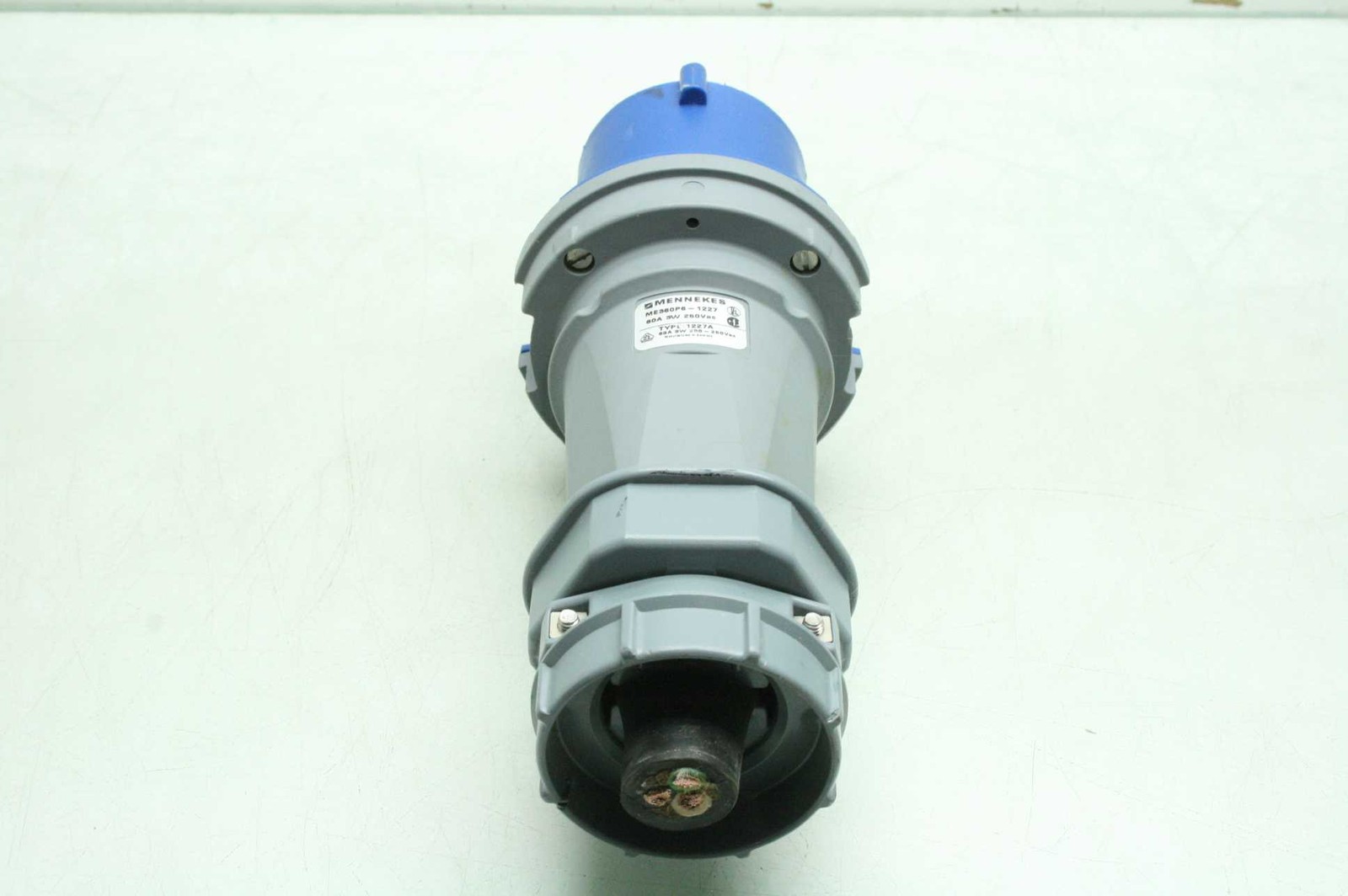 Mennekes ME360P6-1227 Male Watertight Pin & Sleeve Plug, 60A, 3 Wire, 250 VAC - Used - Image 4