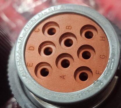 New (5) Deutsch  HDP26-18-8PN Circular Male Connector 8 Pos - New - Image 3
