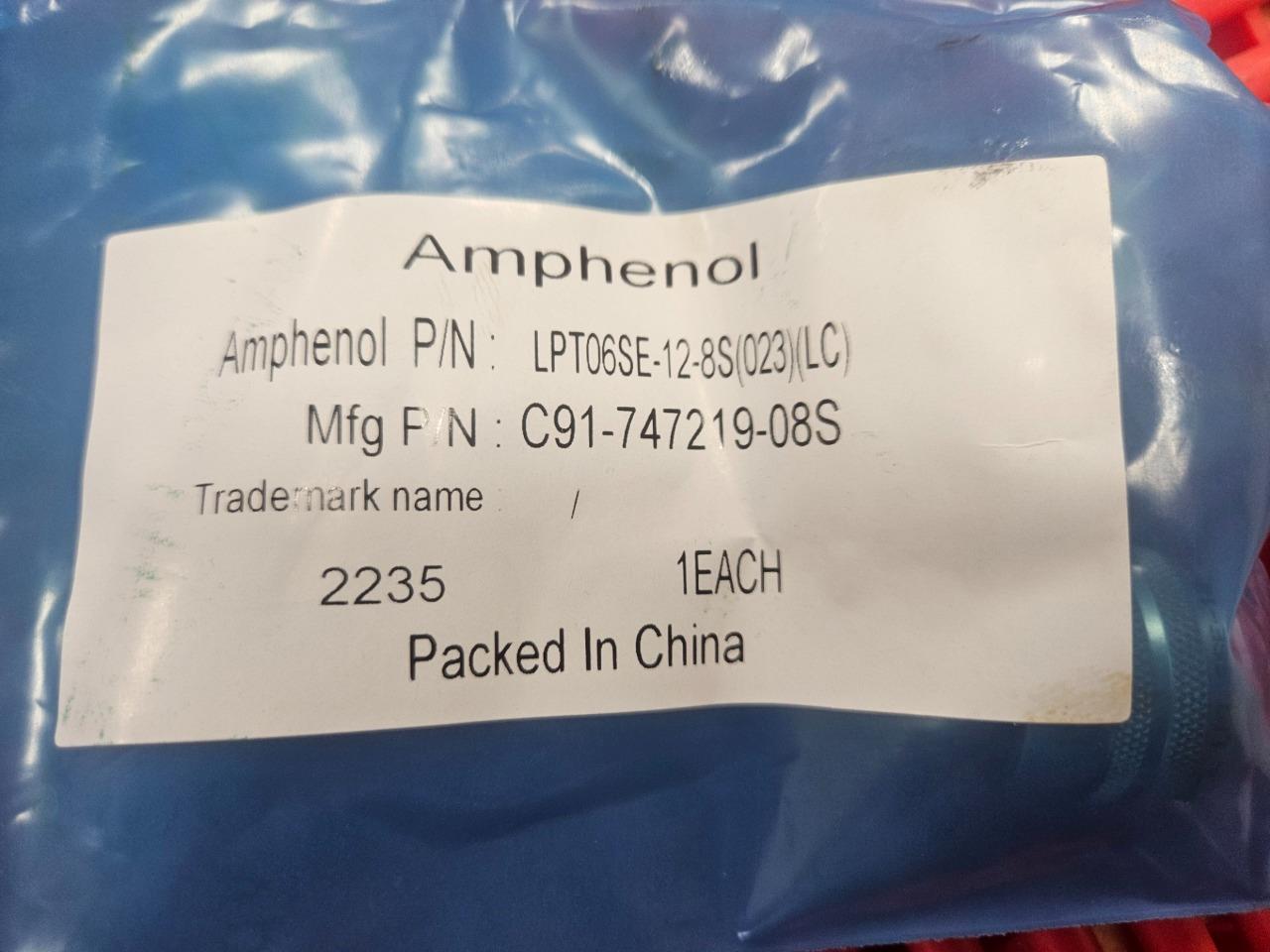 New Amphenol LPT06SE-12-8S Connector Plug C91-747219-08S - New - Image 9