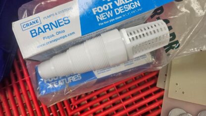 New Barnes McMaster 4492K121 Suction Strainer / Foot Valve 3/4" to 1-1/2" NPT - New