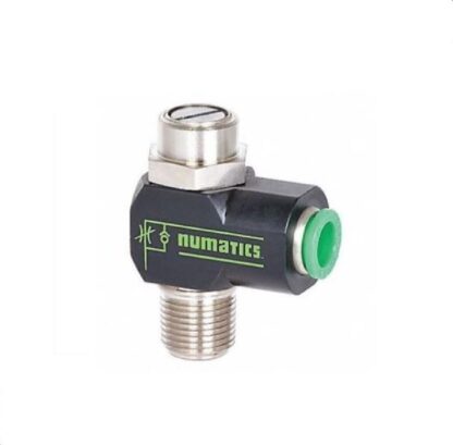 New Numatics 1FPRN8 Flow Control Pneumatic Regulator 1/4" Tube x 1/8" NPT Male - New