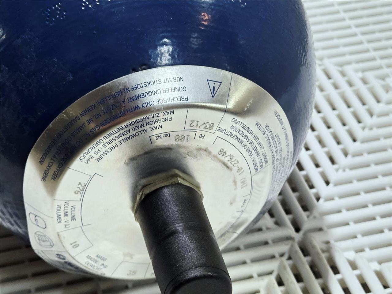 New Olaer IHV10-276/48 Hydraulic Accumulators 10L 276 Bar 4000 PSI A9B00525847 - New other (see details) - Image 6