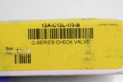 New Parker 12A-C12L-1/3-B Brass Poppet Check Valve 3/4" Tube Fitting 3000 PSI - New - Image 13