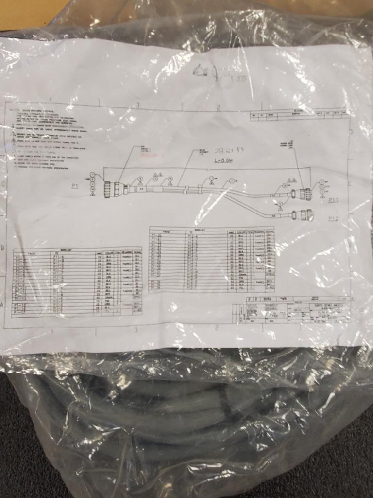 New Sanyo 0140-X334 Servo Encoder Cable Extension 8.6m - New - Image 5