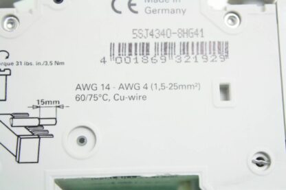 New Siemens 5SJ4340-8HG41 Circuit Breaker 3 Pole / 40A / 240V - New - Image 21
