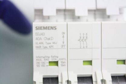 New Siemens 5SJ4340-8HG41 Circuit Breaker 3 Pole / 40A / 240V - New - Image 9