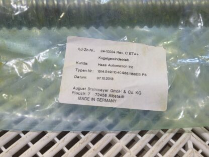 New Steinmeyer 1514/10.40.988.1188ES Ballscrew, 988mm Stroke 10mm Lead - New other (see details) - Image 12