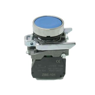 New XB4BA65 22mm Blue Non Illuminated Push Button Switch - New