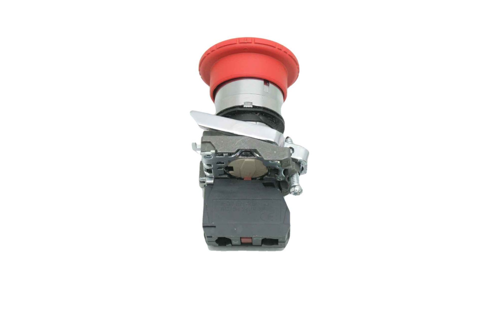 New XB4BS542 Emergency Stop Button, Red Mushroom Twist Release - New - Image 4