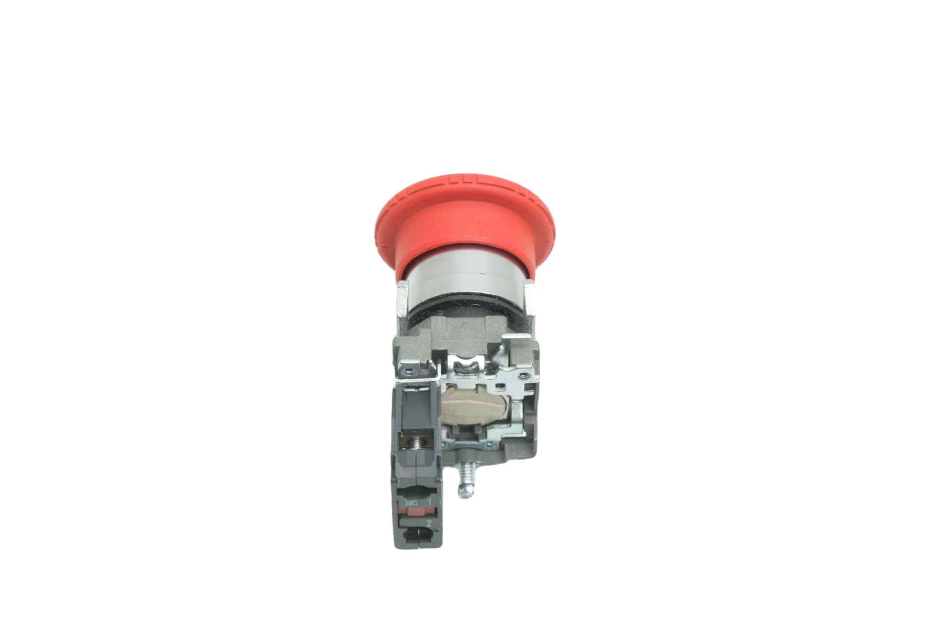 New XB4BS542 Emergency Stop Button, Red Mushroom Twist Release - New - Image 8