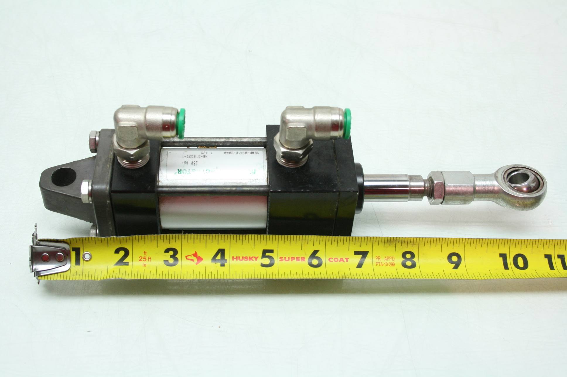 Numatics SEAK-01A1D-CAA Pneumatic Air Cylinder 1-1/2" Bore x 1" Stroke - Used - Image 13
