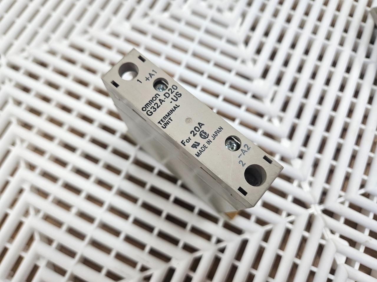 Omron G32A-D20-US Short-Circuit Safety Relay 20A - Used - Image 8